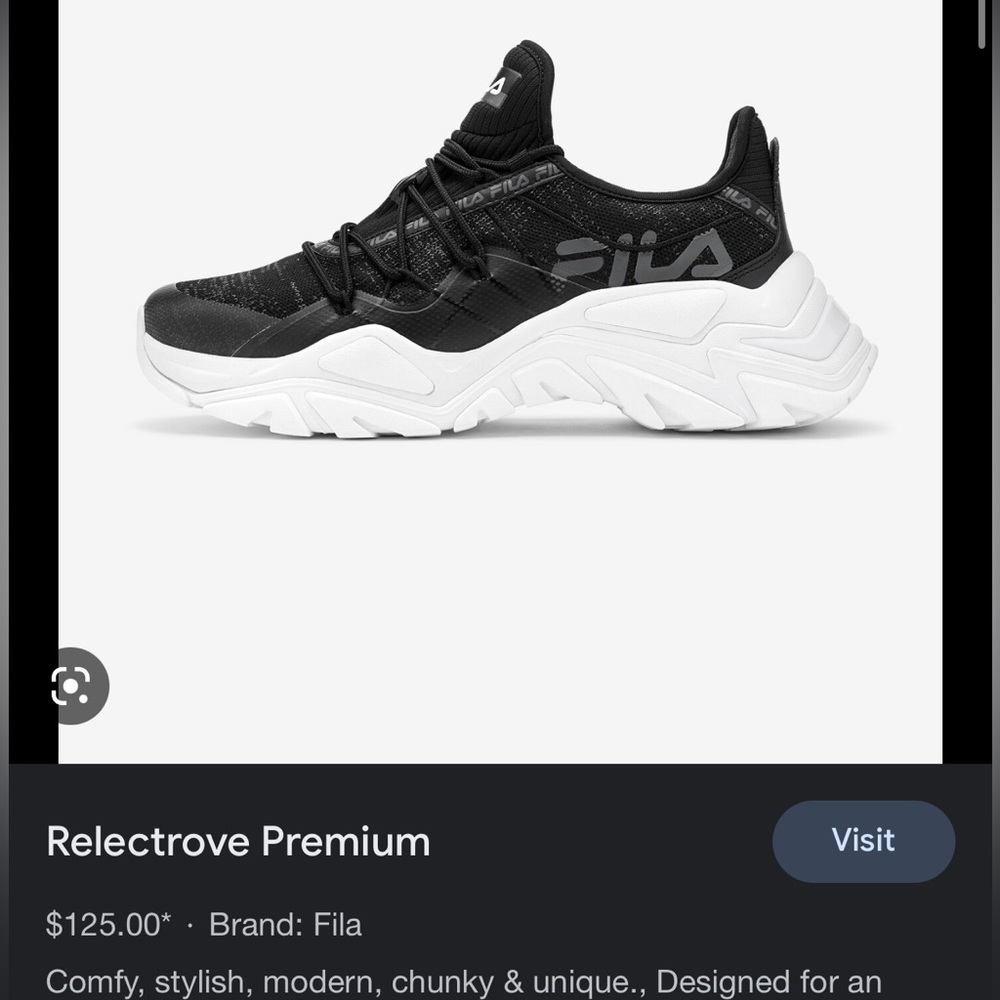 Fila relectrove premium 7.5 men’s women’s 9 Brand new never worn